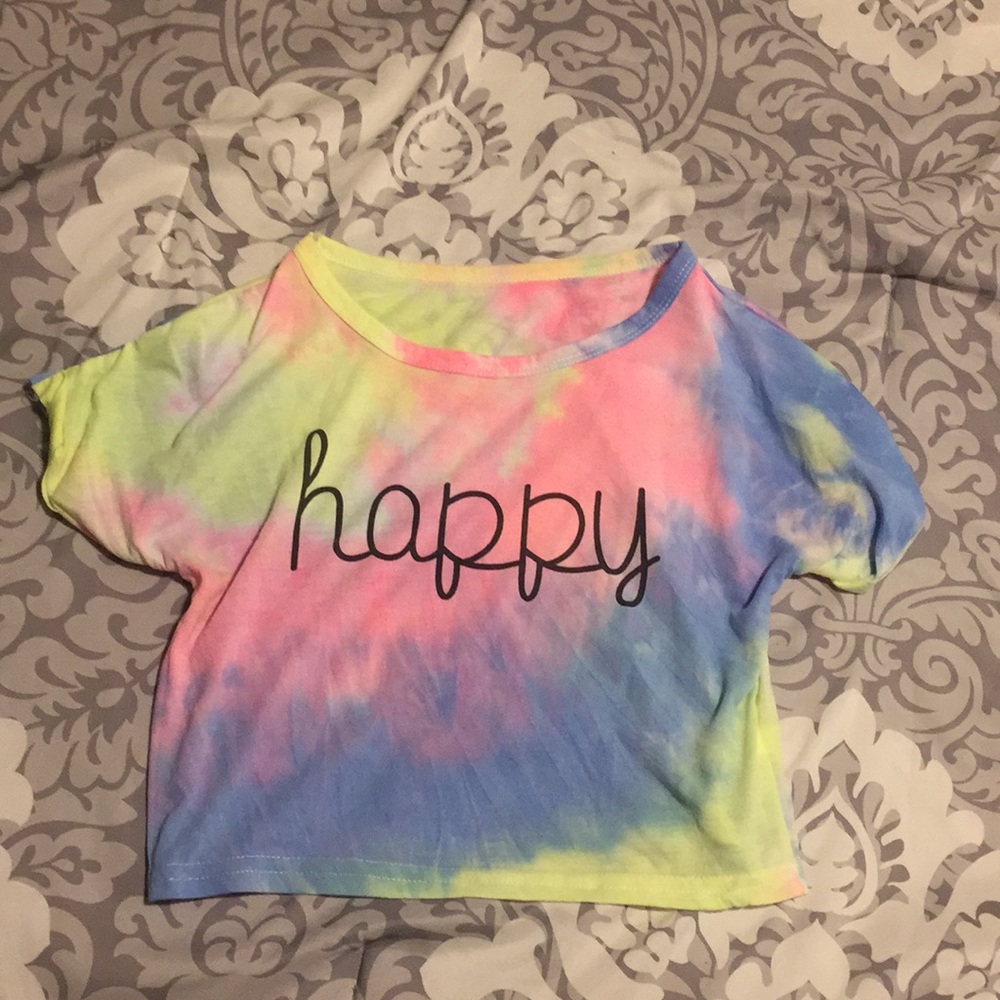 🚫 SOLD 🚫 Happy Crop Top